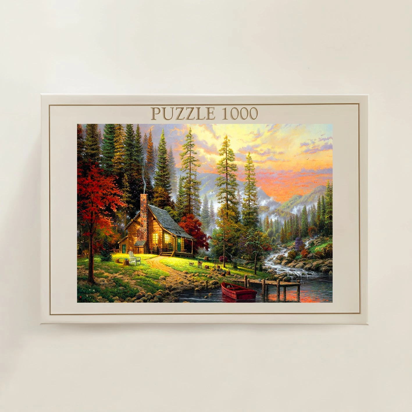 Puzzle 1000 copë, Evila Originals, shumëngjyrësh, PZL_0183_1000