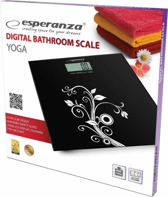 Peshore banjoje Esperanza Yoga EBS003, e zezë