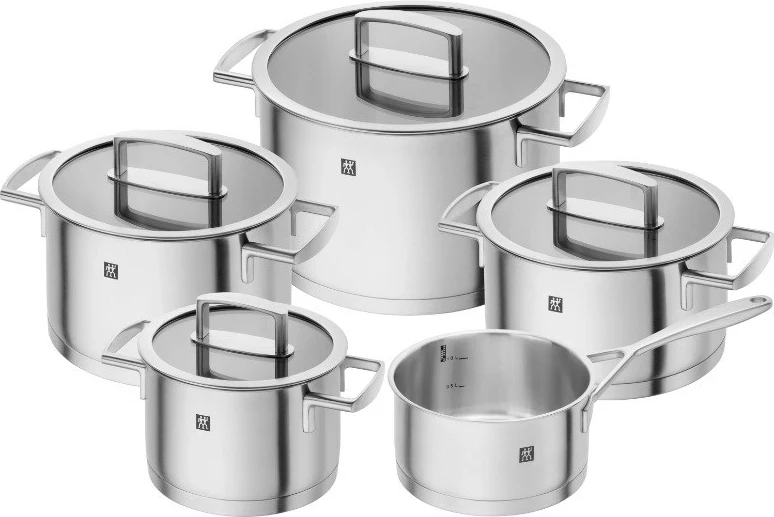 Set 5 tenxhere Zwilling Vitality 66460-000-0, çelik inox
