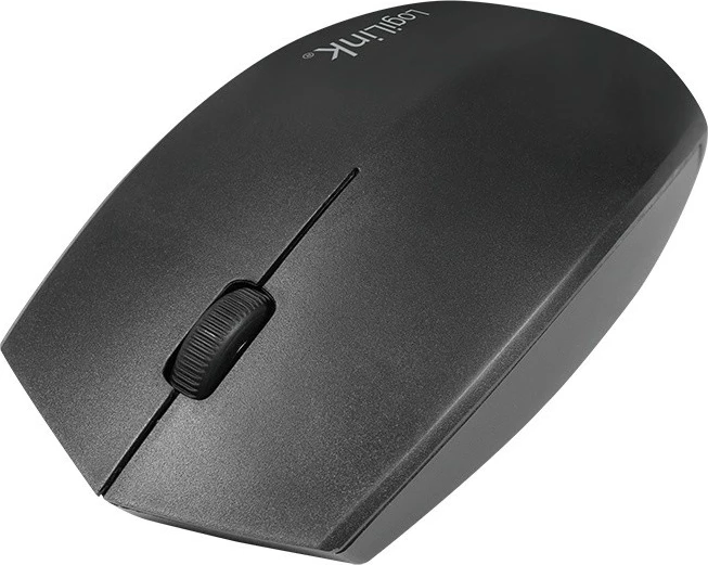 Maus ergonomik pa kabllo LogiLink ID0191 1200 DPI 2.4GHz/Bluetooth 4.2, e zezë