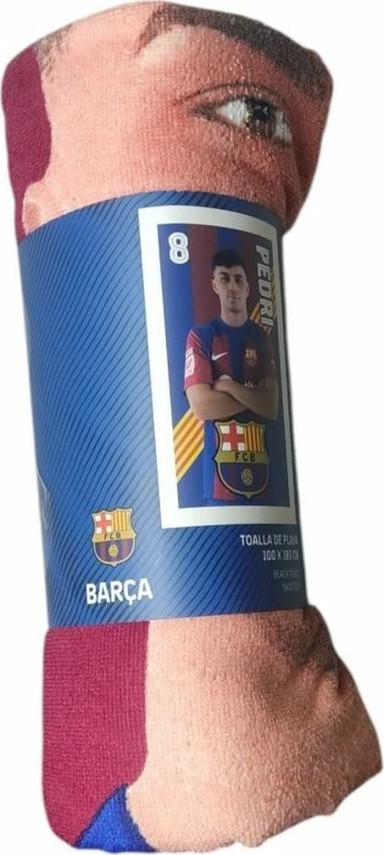 Peshqir plazhi FC Barcelona Pedri microfiber 70x140, shumëngjyrësh [Ngjyra: Shumëngjyrësh]