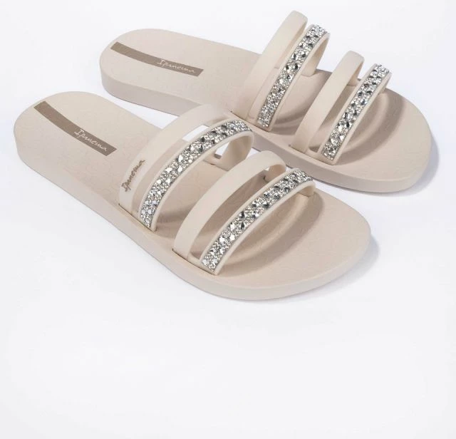 Slides për femra Ipanema, bezhë