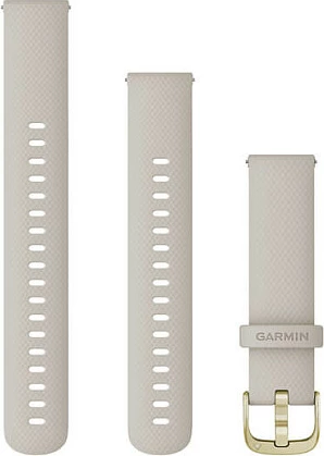 Rrip silikoni Garmin 18mm, sand, për Venu 2S/Vivoactive 4S/Vivomove 3S