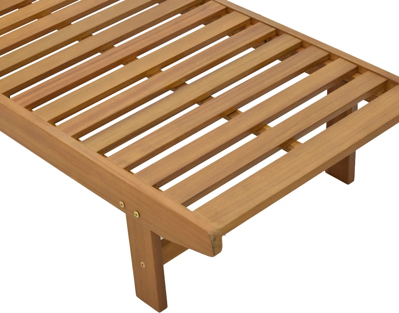 Shezlong Weylar dru akacie natyral 60x193x30