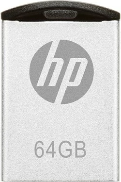Pendrive HP HPFD222W-64, 64GB, USB 2.0, zi/argjendtë