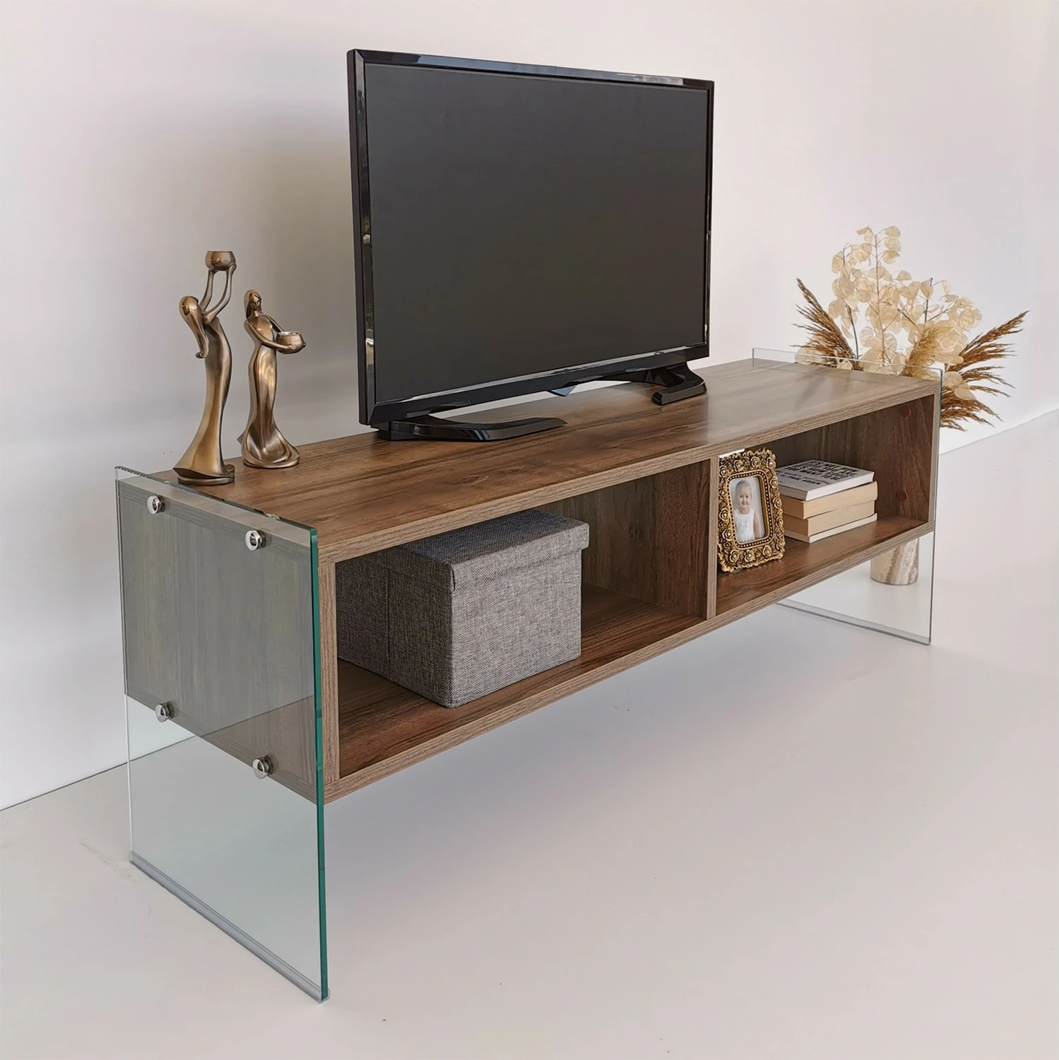 Komodë TV Hanah Home, TV404, ngjyrë arre, 120x45x35cm