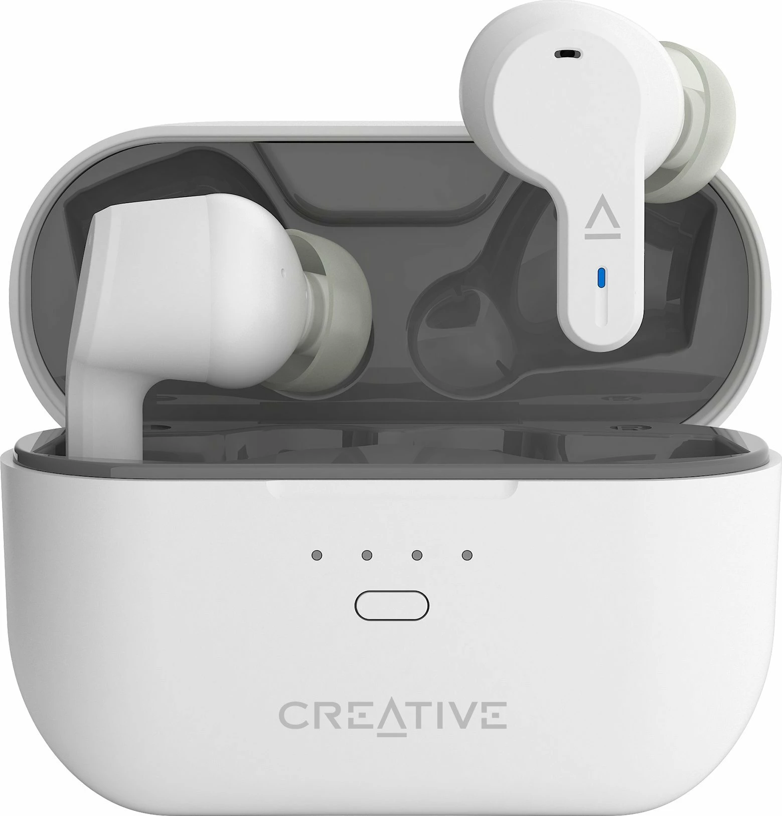 Kufje Creative Zen Air Pro 51EF1090AA000, Bluetooth 5.3, ANC, 33 orë, in-ear, USB-C, të bardha