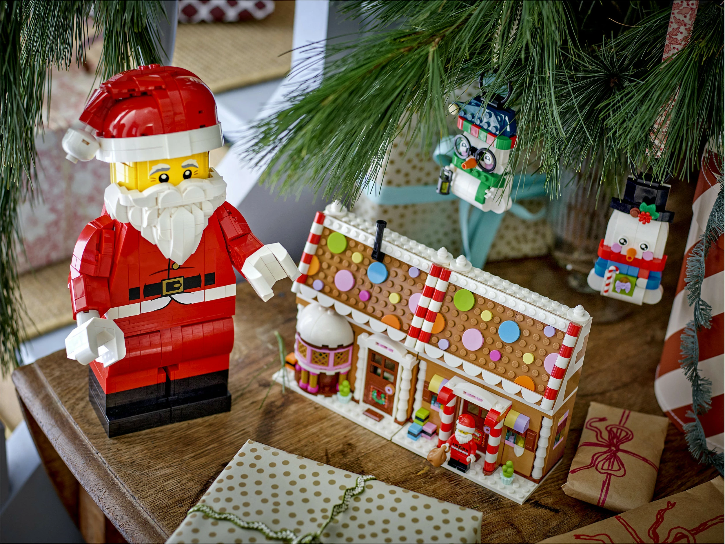 Set LEGO 40812 Snowman Ornaments, 168 copë, shumëngjyrësh