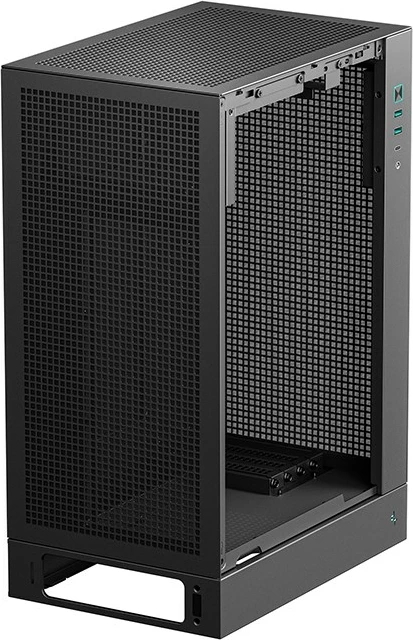 Kasë DeepCool CH170 PLUS, xham i temperuar, e zezë