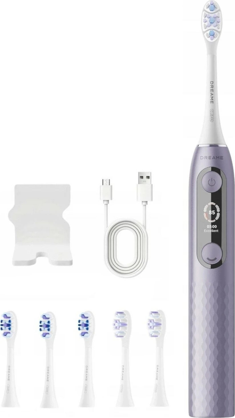Furçë dhëmbësh sonike Dreame E10F Set, me aplikacion, ngjyrë vjollcë