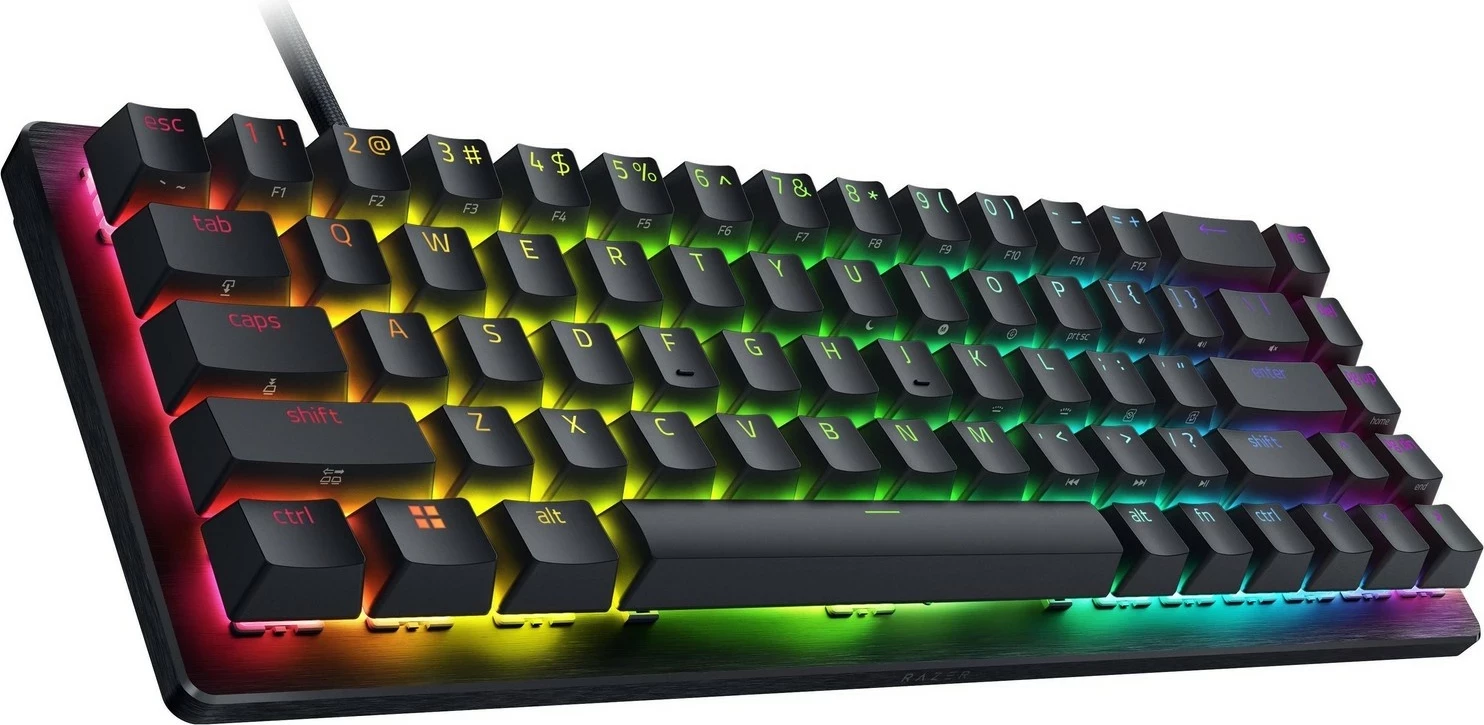 Tastierë gaming Razer Huntsman V3 HE Mini 65%, 8KHz, USB-C, RGB, e zezë