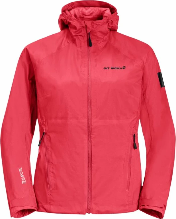Jakne Jack Wolfskin femra, të kuqe