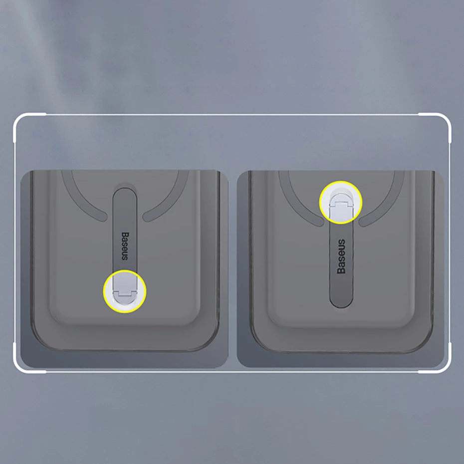 Mbështjellës magnetik Baseus për iPhone 13 Pro 6.1" (2021), me mbajtëse, Transparent