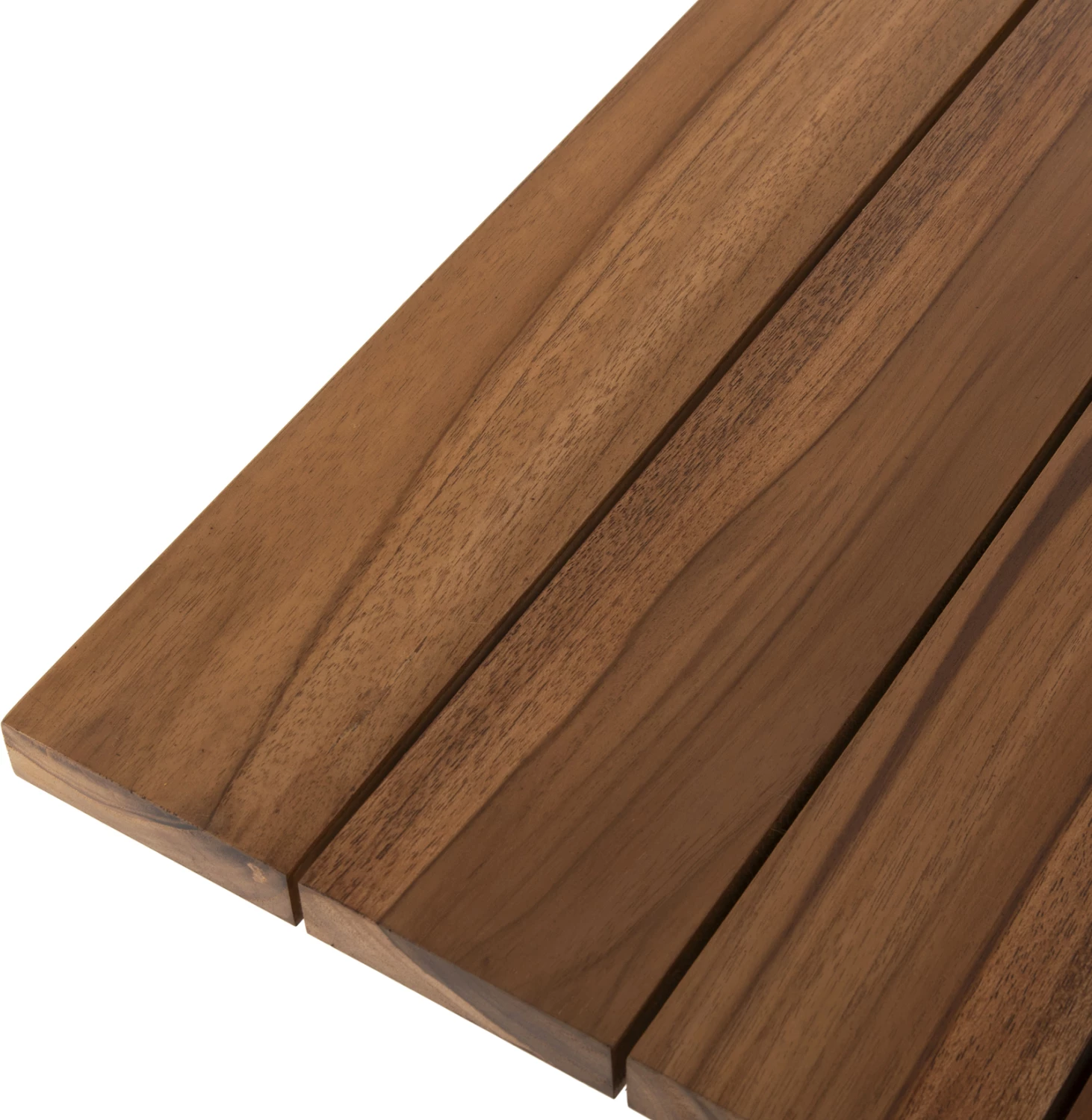 Tavolinë katrore për ngrënie jashtë, LEO, dru TEAK, 60x60x75H cm