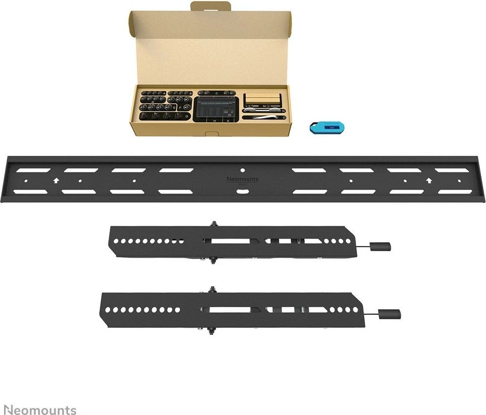 Mbajtës muri Neomounts WL30S-850BL18, 43"-98", 100 kg, i zi