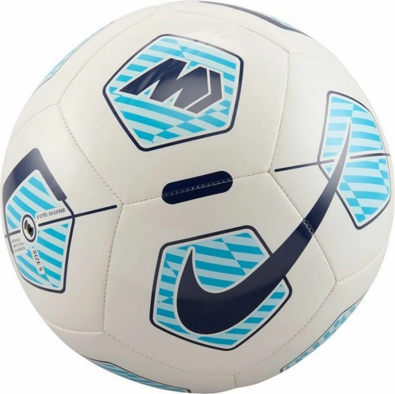 Top futbolli Nike, bardhë dhe kaltër