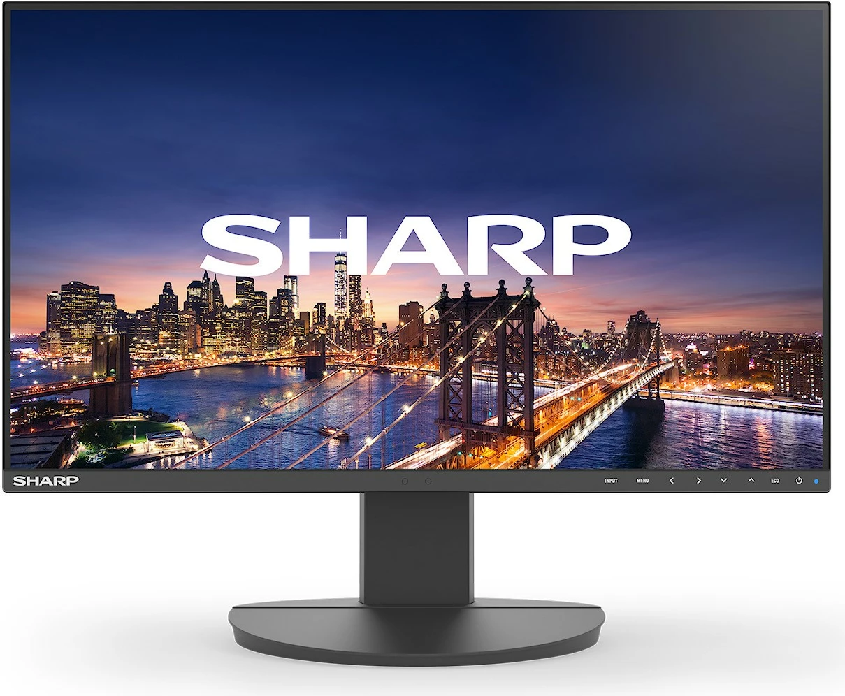 Monitor Sharp MultiSync EA271F 27" FHD IPS 75Hz me altoparlantë, i zi