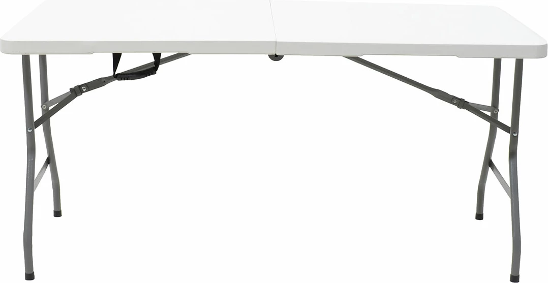 Tavolinë profesionale për catering, palosëse, granit e bardhë, 183x76x74