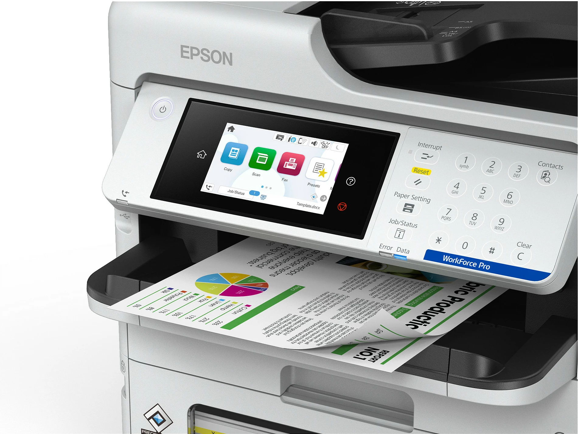 Printer multifunksional Epson WorkForce Pro EM-C800RDWF, inkjet, A4, i bardhë