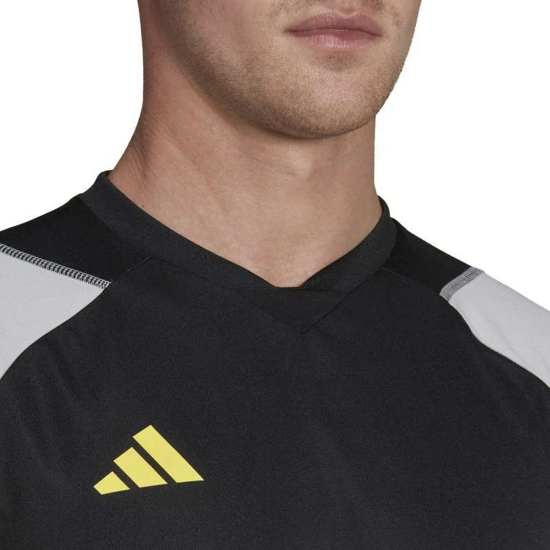 Fanellë adidas për meshkuj, e zezë me të verdhë dhe gri [Madhësia: XL]