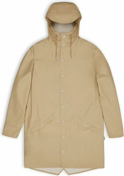 Jakne të gjata për të dyja gjinitë Rains, në ngjyrë krem