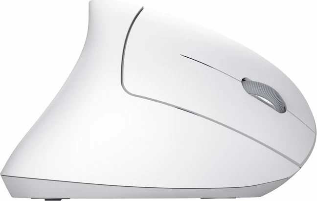 Maus wireless ergonomik Trust Verto 25132 1600 DPI vertikal për dorën e djathtë, i bardhë