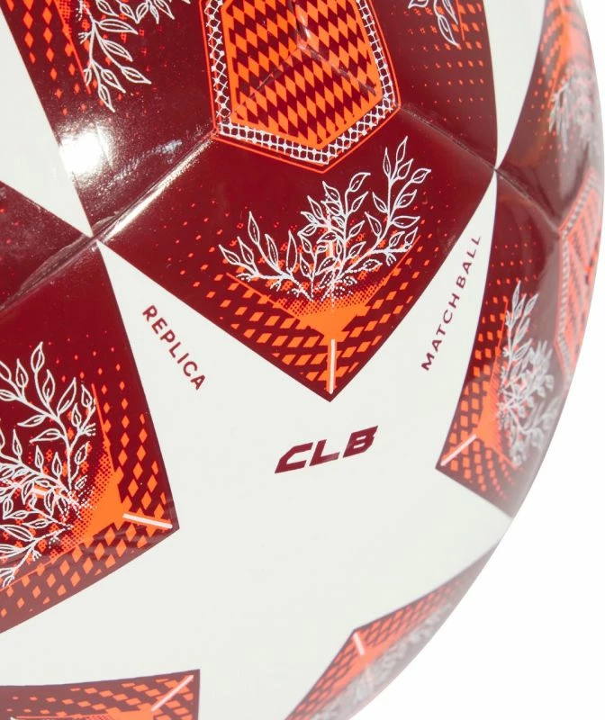 Top futbolli adidas, i bardhë dhe i kuq [Madhësia: 5]