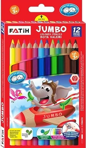 Lapsa me Ngjyra FATIH Jumbo – Set 12 Copë.
