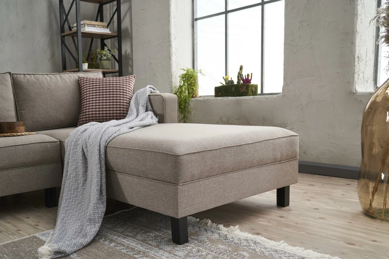 Këndare Atelier del Sofa, Kale Linen, e djathtë, krem