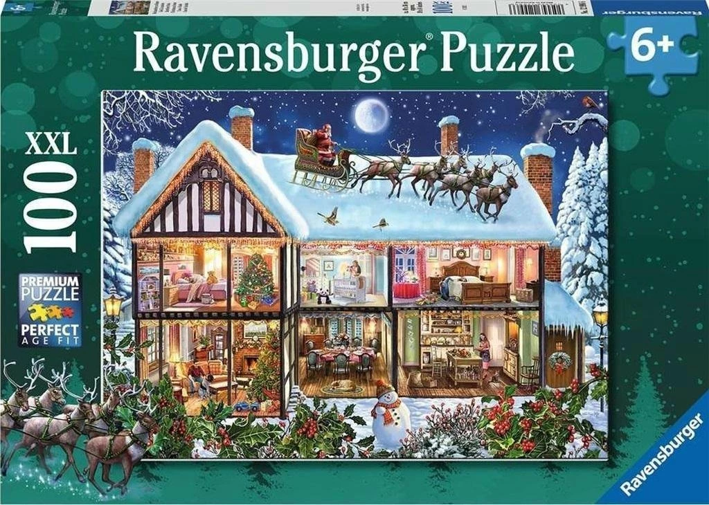 Puzzle Ravensburger XXL 100 W Christmas, 100 copë, 6+