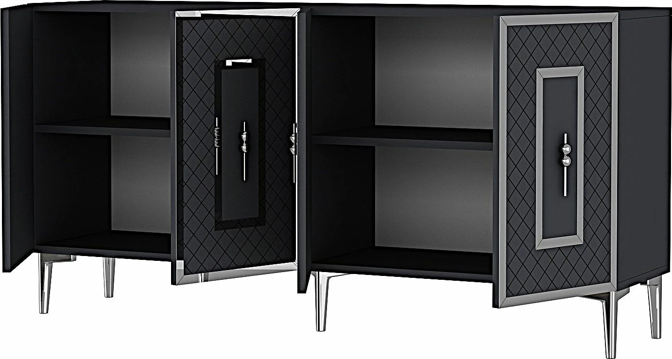 Konsol Skye Decor, Puma 150, antracit, argjend