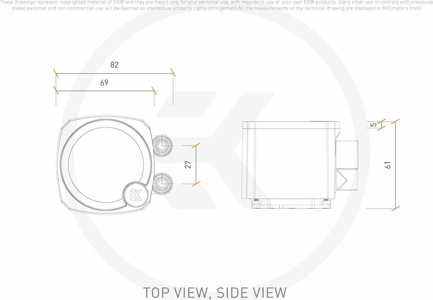 Ftohës uji AIO EK Water Blocks EK-Nucleus AIO CR360 Dark, radiator 360mm, 3x120mm PWM, pa RGB, i zi