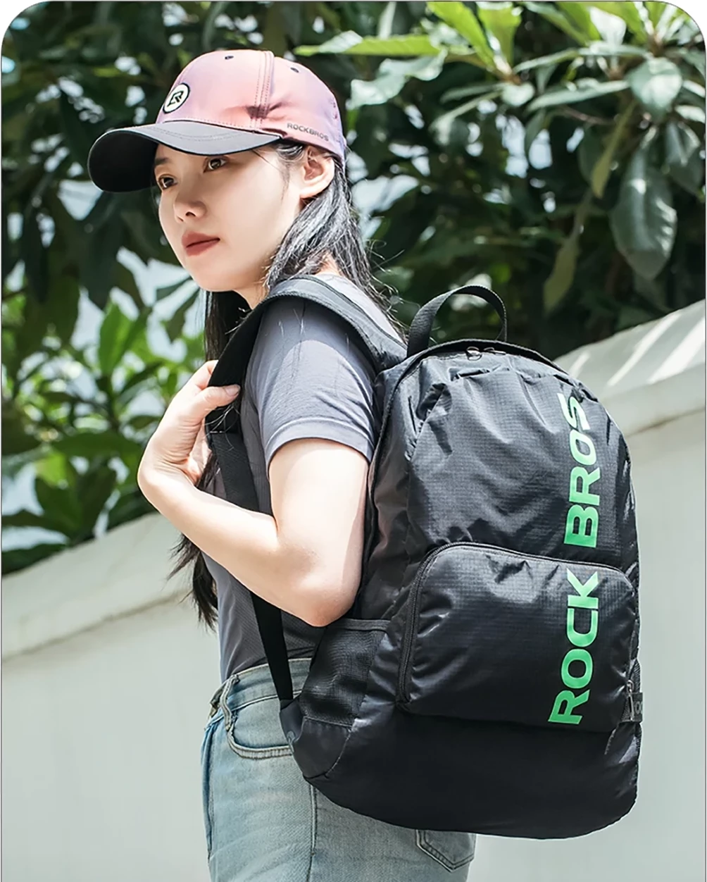 Çantë shpine sportive Rockbros H10-BK, 18L, najlon, e zezë