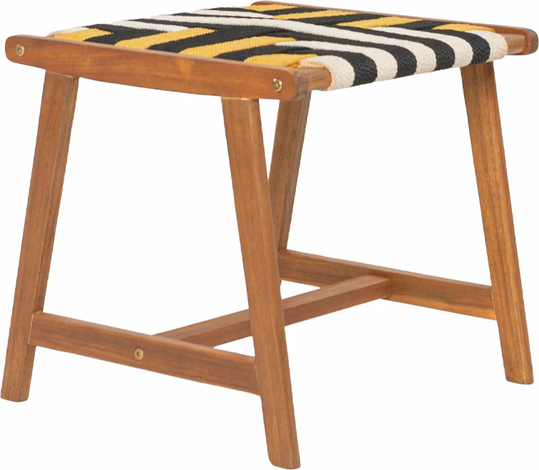 Stool Verano, shumëngjyrësh, natyral, 45x40x40