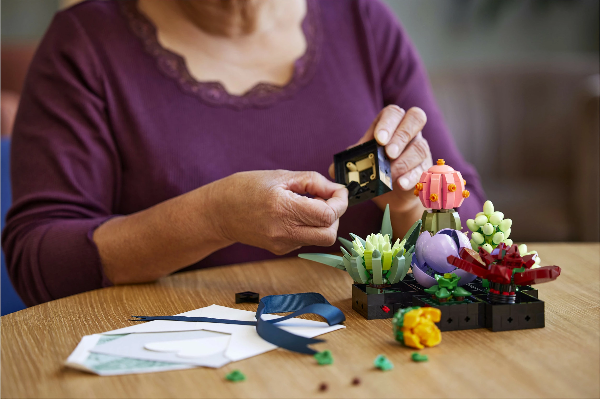 Set ndërtimi LEGO Botanicals Succulents 10309, 771 copë, 18+, multikolor