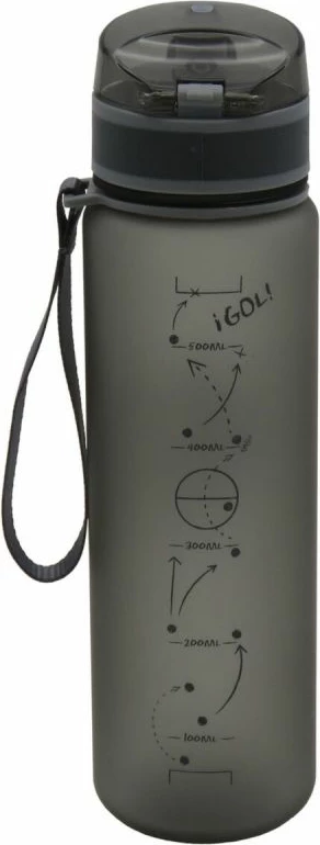 Shishe sportive Real Madrid Hikvision B92-06RM, e zezë, 650ml