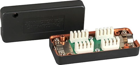 Kuti lidhëse kabllo rrjeti EFB Elektronik 37596.1, Cat7, AWG 22-26, e zezë