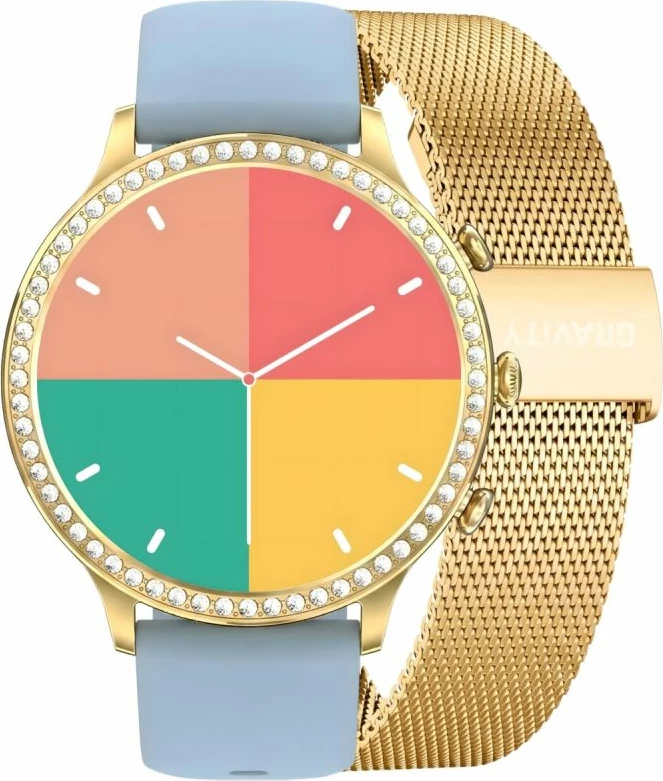 Smartwatch Gravity GT5-4, ari, set rrip dhe byzylyk