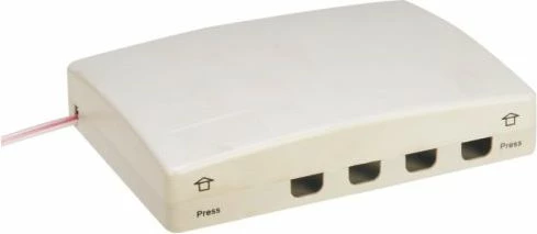 Prizë muri FTTH Alantec FOPA-4A-01 4C, pa adaptera, e bardhë