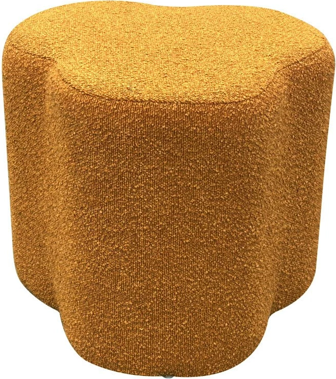 Stool Daisy, ngjyrë mustard e errët, 48x48x42cm