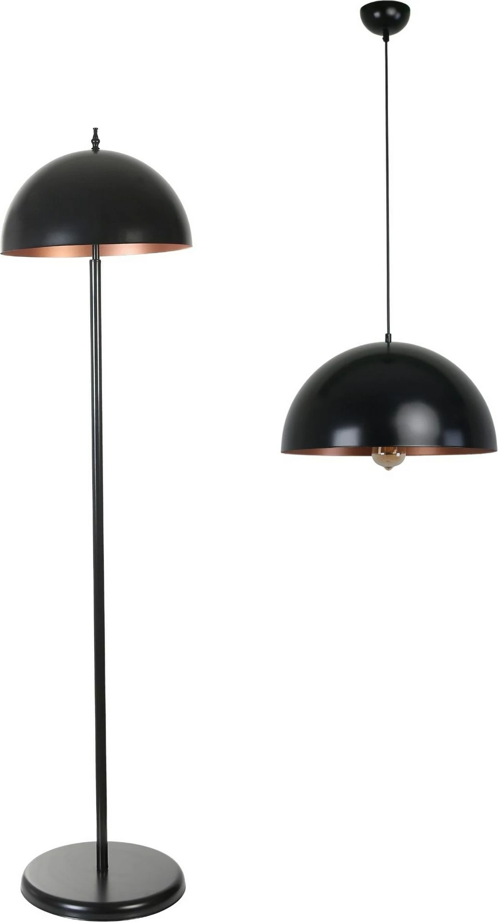 Set llambë tavani dhe llambadar Opviq, ngjyrë e zezë, 8872-1