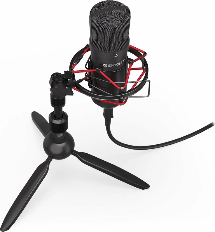 Mikrofon Endorfy Solum T (EY1B002) USB, kardioid, me tripod, i zi
