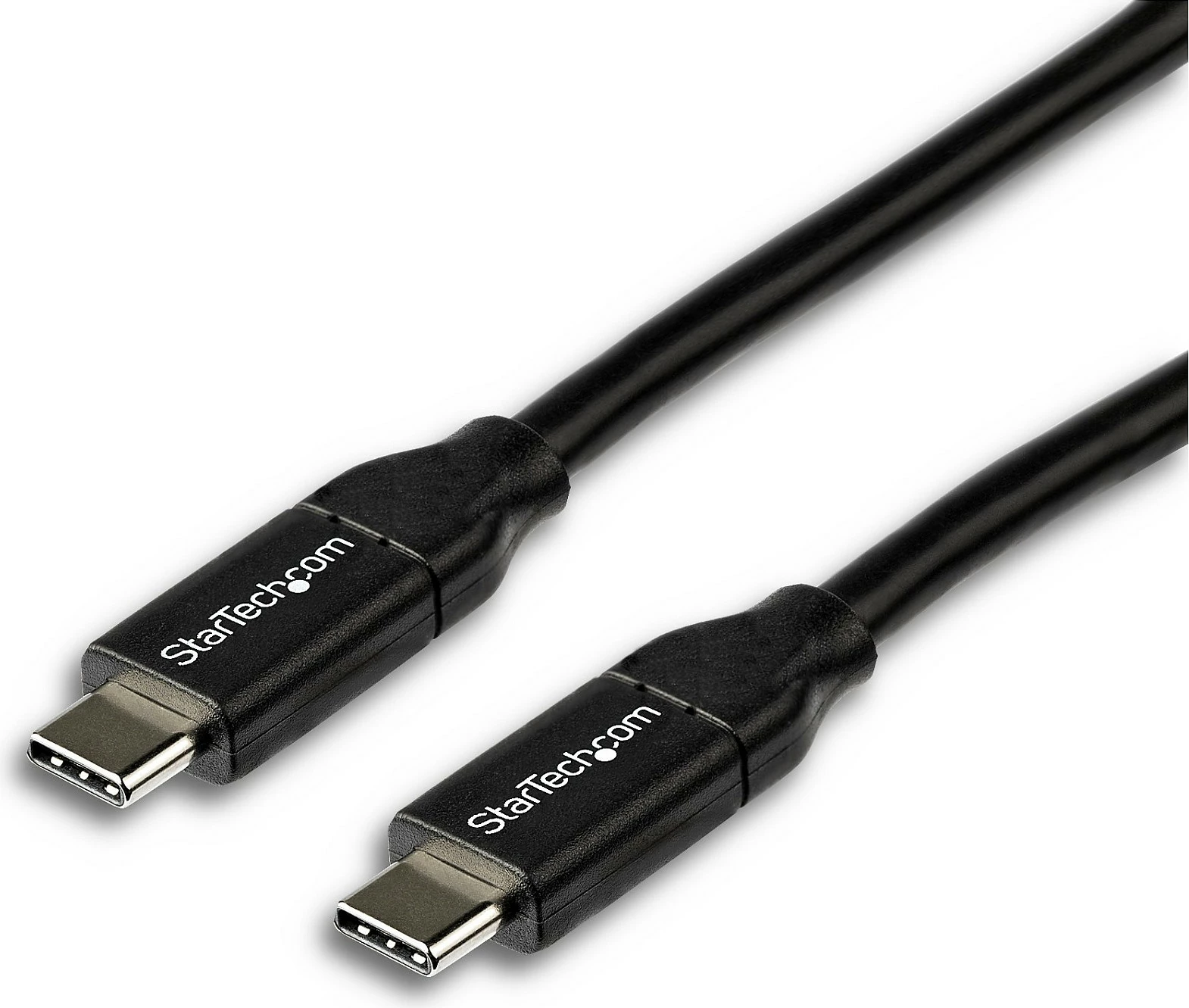 Kabllo USB-C në USB-C StarTech USB2C5C2M, 2m, USB 2.0, PD 100W (5A), e zezë