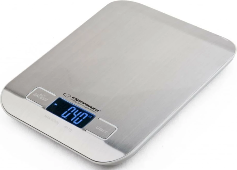 Peshore kuzhine Esperanza EKS001, digjitale, çelik, 5 kg