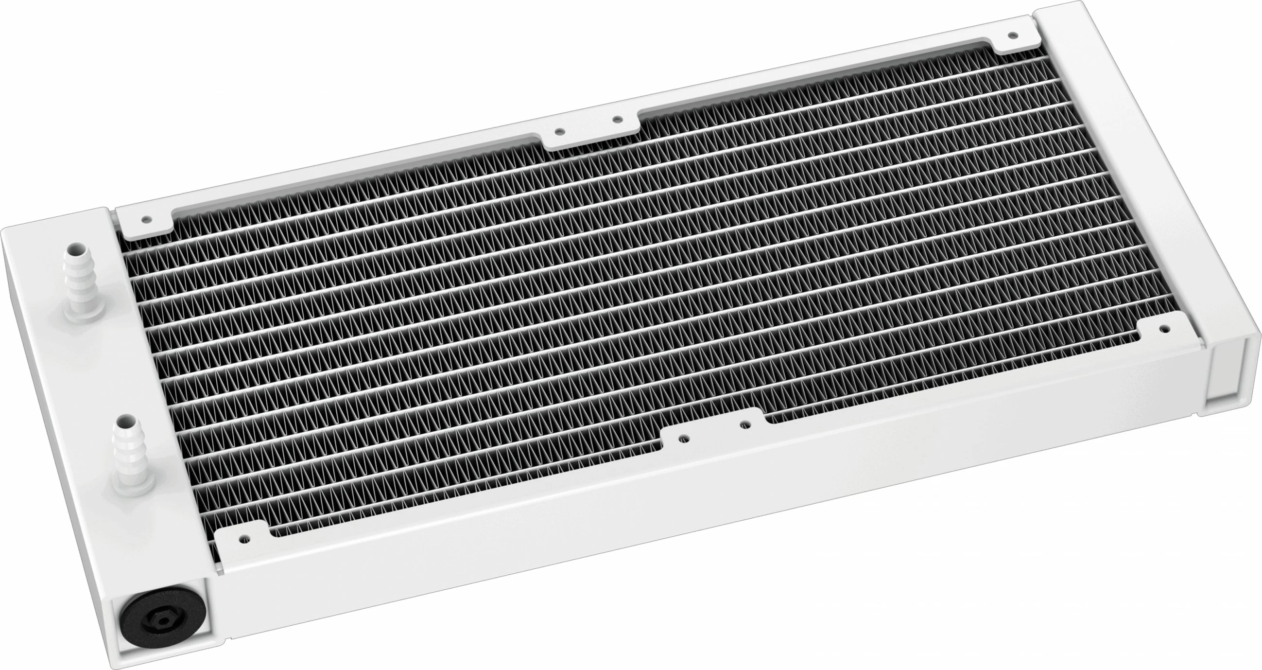 Ftohës uji DeepCool Mystique 240 WH ARGB, LCD, 2x12cm, i bardhë