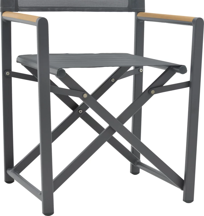 Karrige regjisori Mabu, ngjyrë e errët gri, alumin, 56x48x86cm