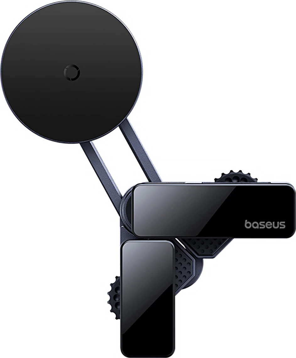 Mbajtës magnetik për celular Baseus MaxView, për ekran makine, MagSafe, Gri