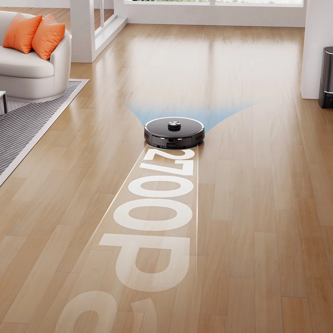 Robot pastrues UWANT U100 Lite me mop, stacion karikimi, Gri