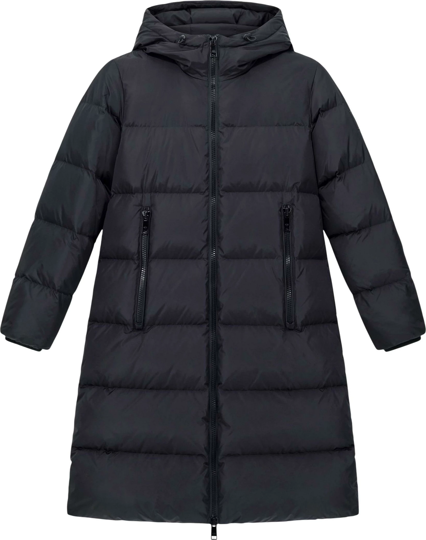 Jakne me pupla Armani Exchange XW000251 AF12286 për femra, e zezë [Madhësia: M]