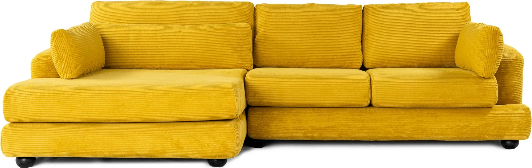 Kënd-sofë Atelier del Sofa, River Corner majtas, ngjyrë ulliri
